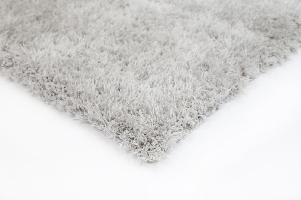 Fiorenza Super Soft Ultra Thick Shag Rug Silver