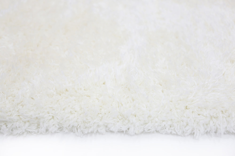 Fiorenza Super Soft Ultra Thick Shag Rug White