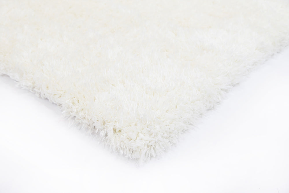Fiorenza Super Soft Ultra Thick Shag Rug White