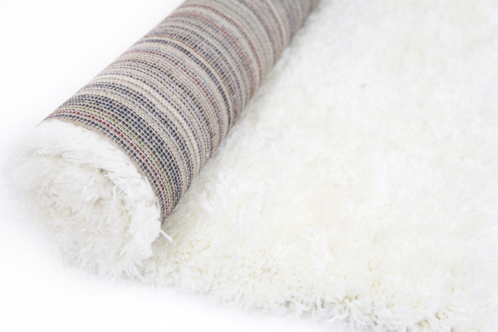 Fiorenza Super Soft Ultra Thick Shag Rug White