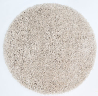 Fiorenza Super Soft Ultra Thick Cream Shaggy Round Rug