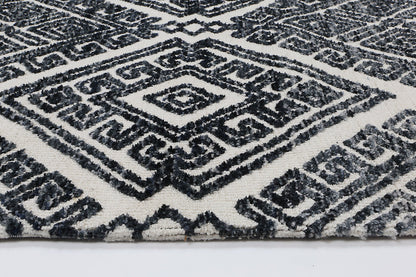 Estra Glenfalls Anthracite Tribal Rug