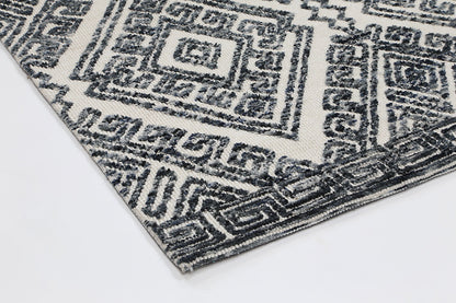 Estra Glenfalls Anthracite Tribal Rug