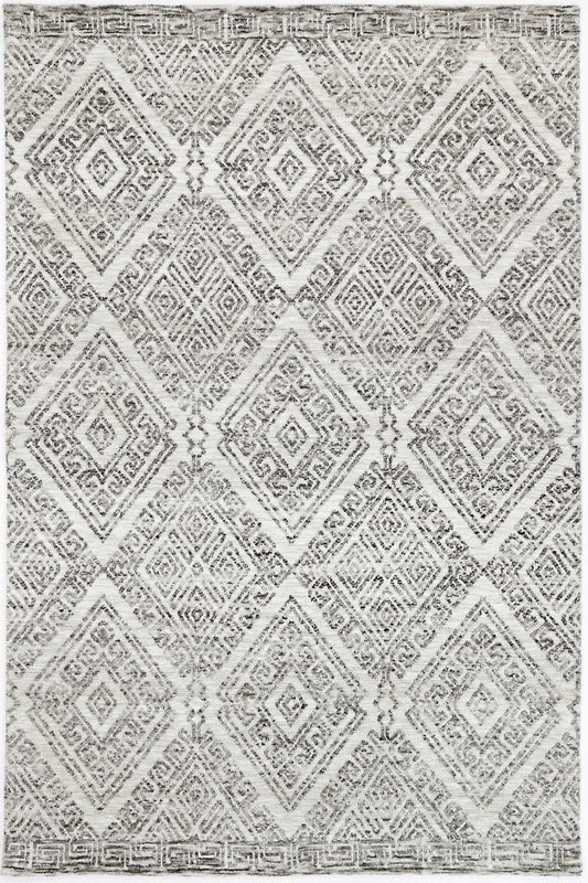 Estra Glenfalls Grey Tribal Rug