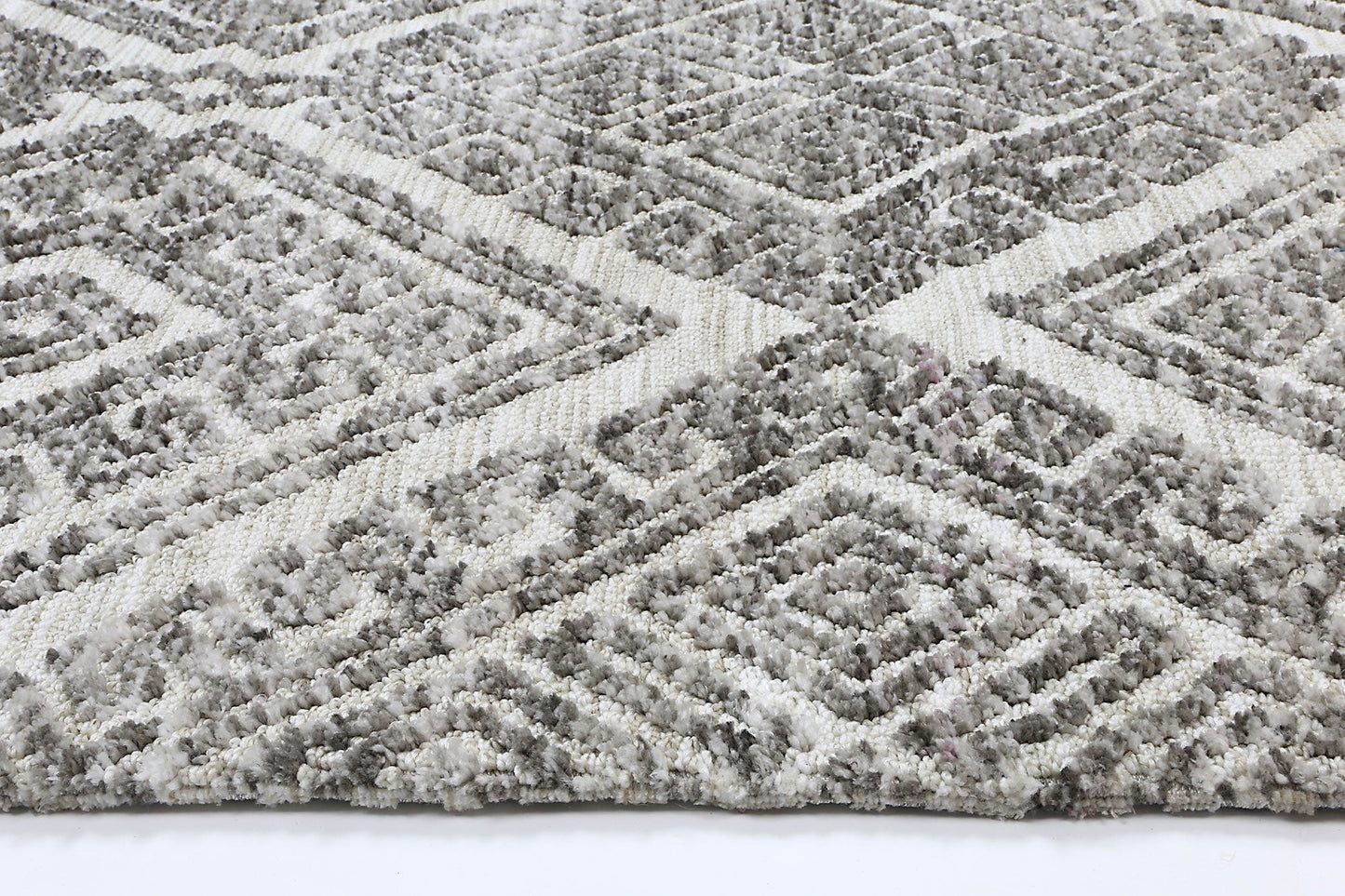 Estra Glenfalls Grey Tribal Rug