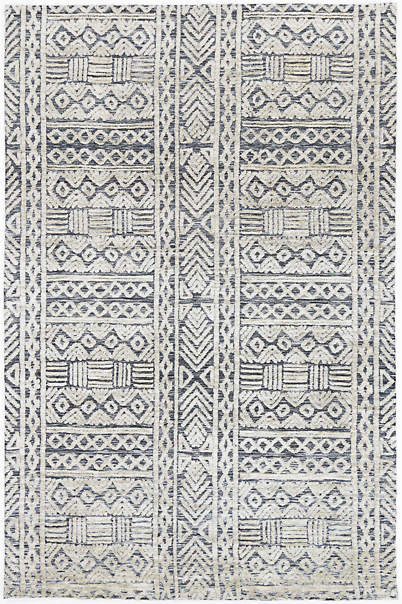 Estra Glenroy Blue Tribal Rug