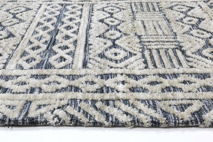 Estra Glenroy Blue Tribal Rug
