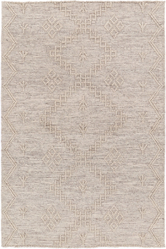 Orielle Aztec Wool Blend Ash Rug (No Tassel)