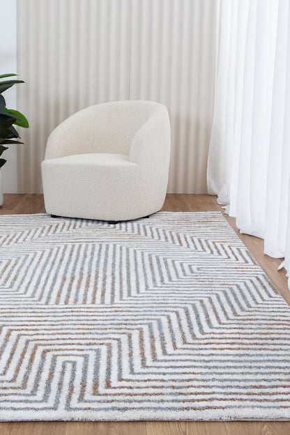 Prisma Geometric Polyester Rug