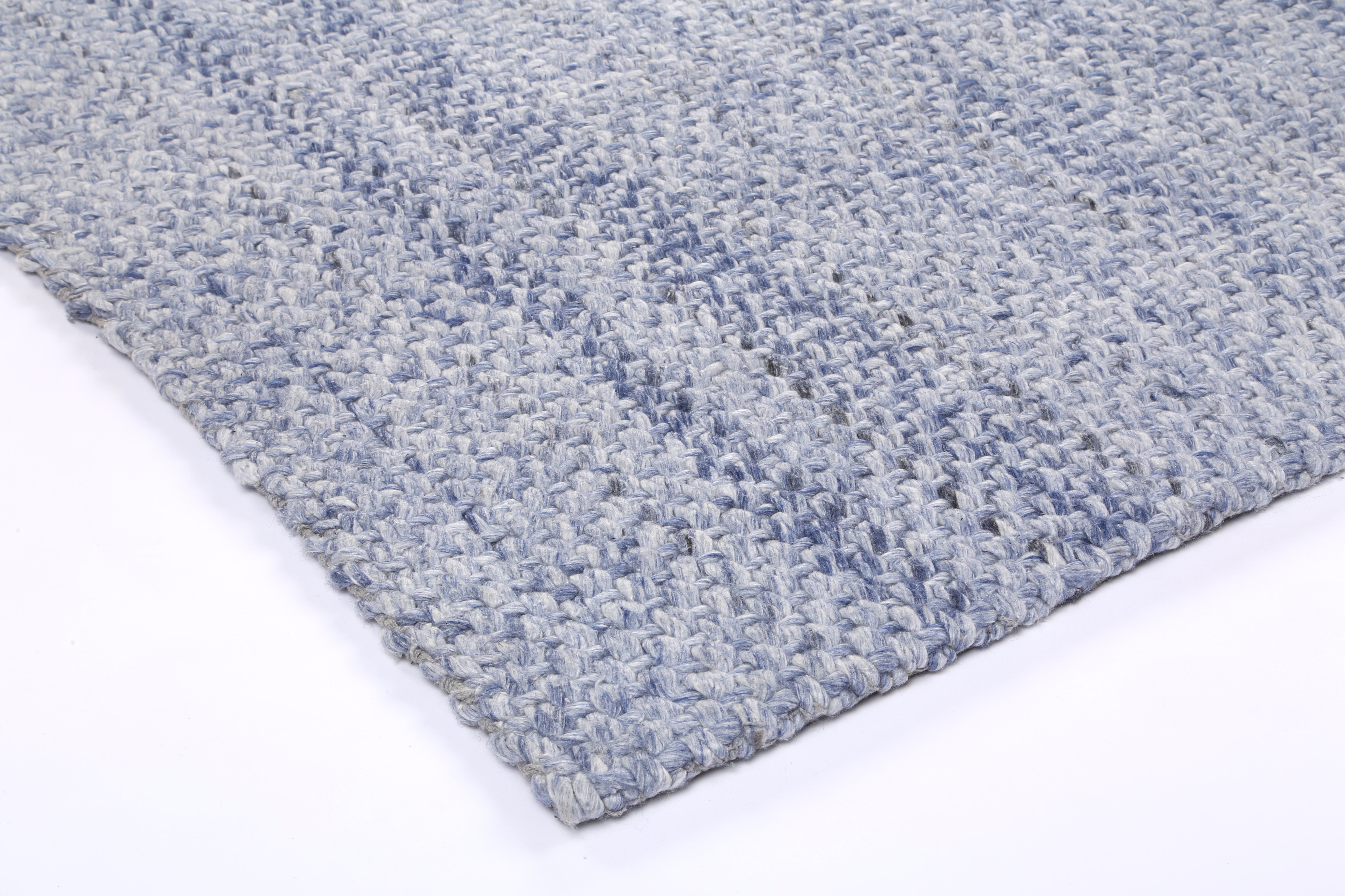 Coralia Chignon Blue Wool Blend Rug