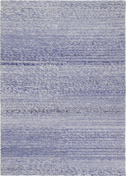 Coralia Cue Blue Wool Blend Rug