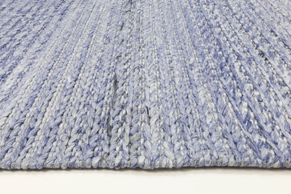 Coralia Cue Blue Wool Blend Rug