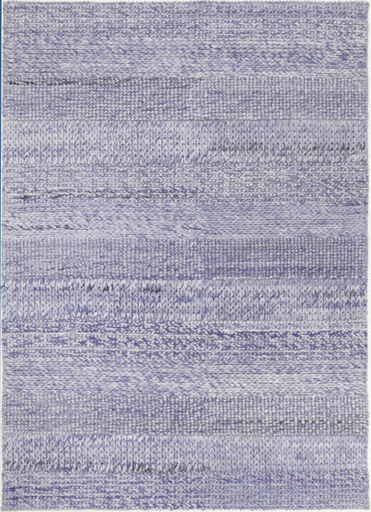 Coralia Grace Blue Wool Blend Rug