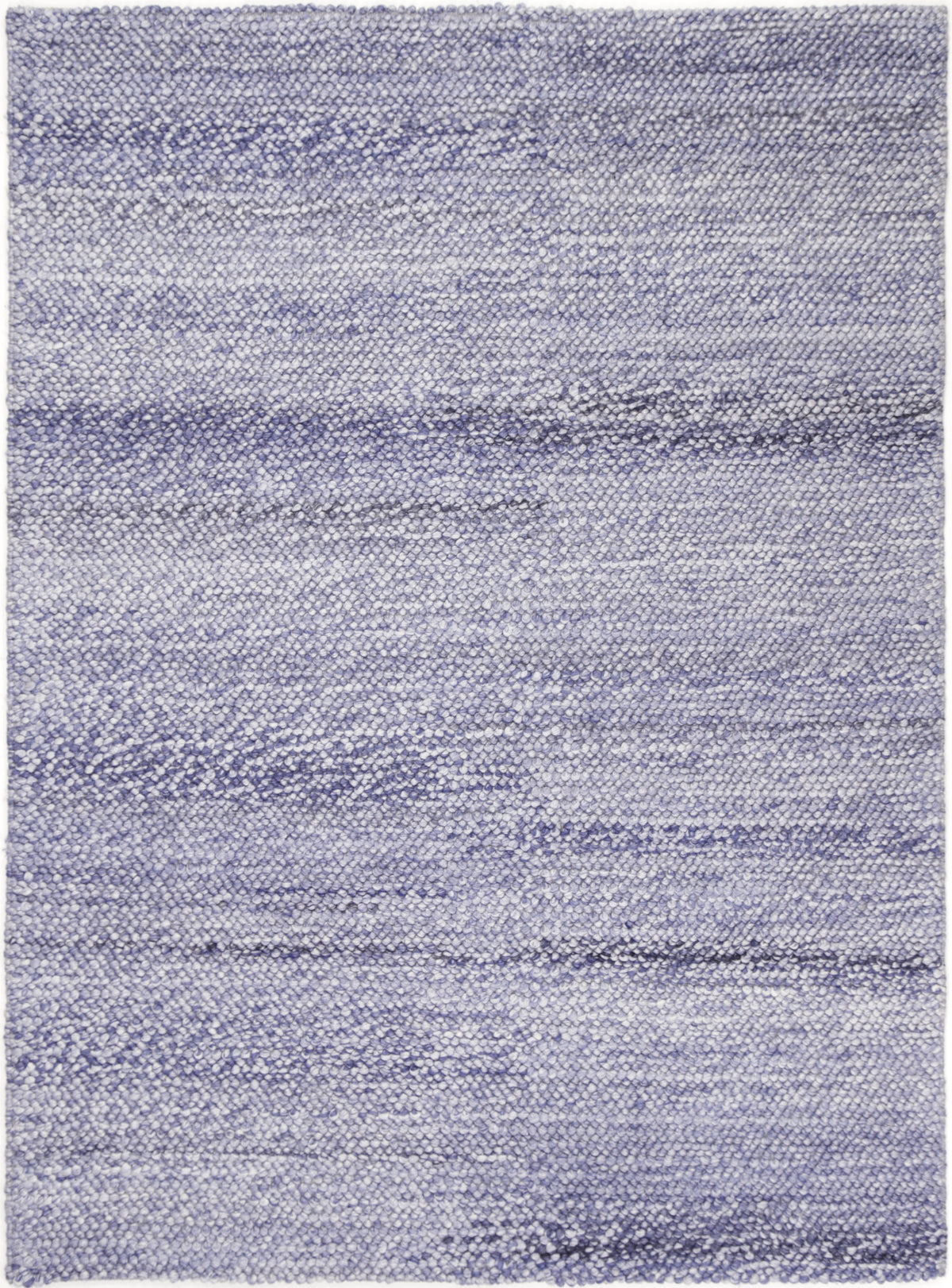 Coralia Loopy Blue Wool Blend Rug