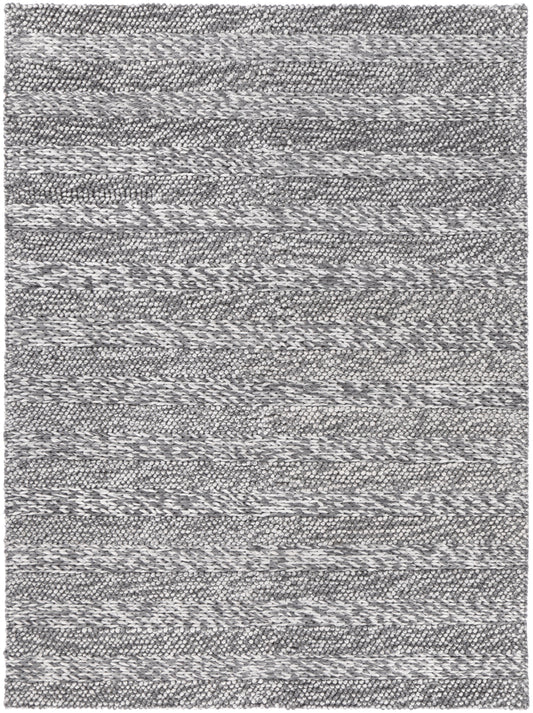 Coralia Ringlets Charcoal Wool Blend Rug