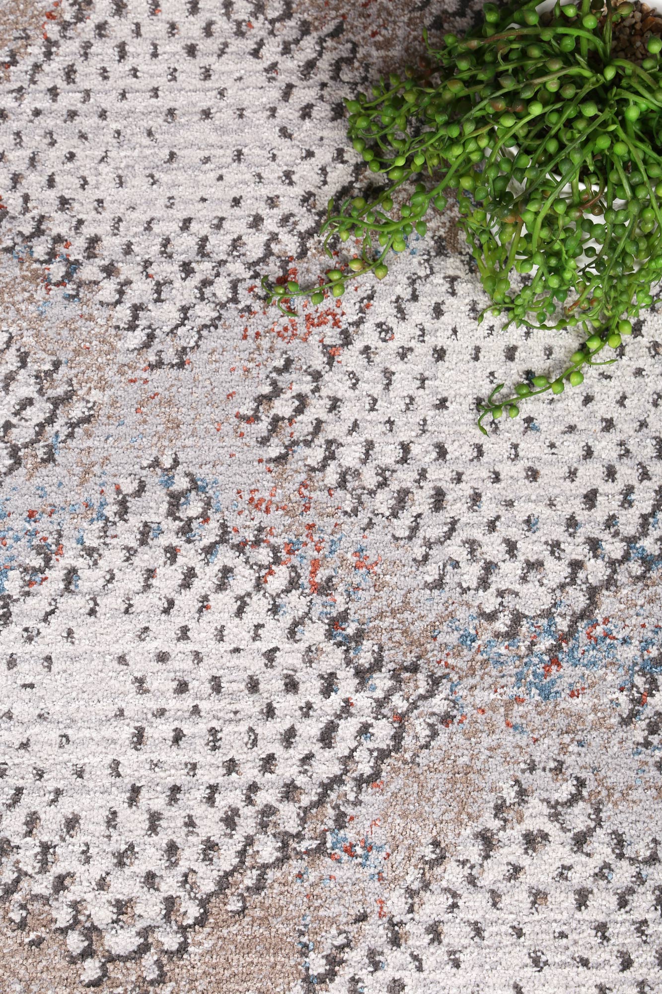 Laguna Corralillo Contemporary Cream & Gold Rug