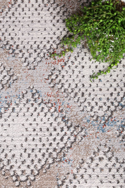 Laguna Corralillo Contemporary Cream & Gold Rug