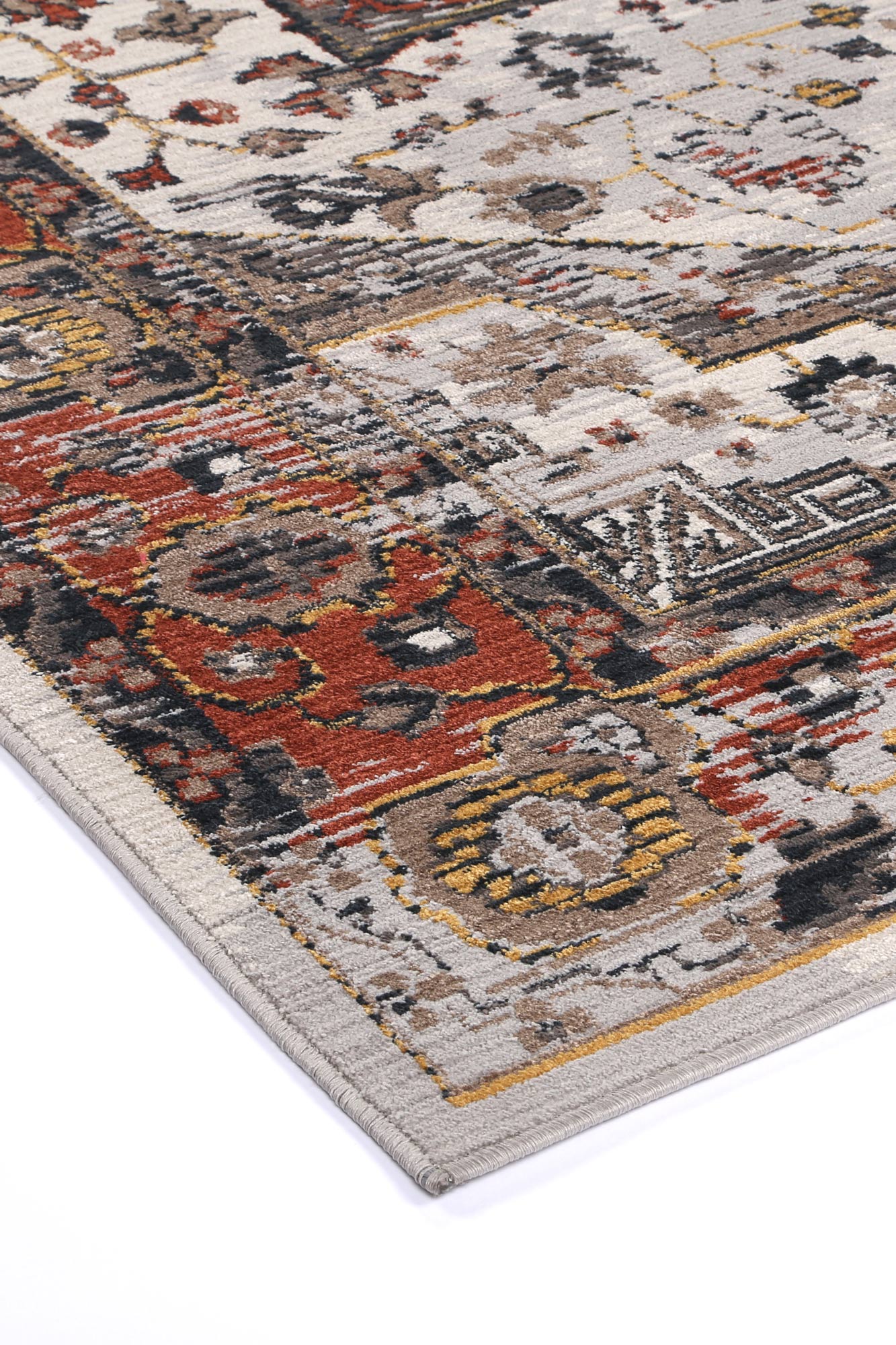 Laguna Nazareno Transitional Grey & Beige Rug