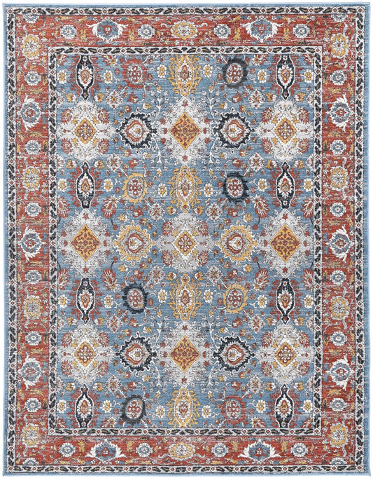 Laguna Papian Transitional Charcoal & Blue Rug
