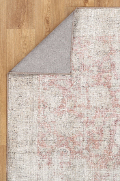 Hobart Carmella Blush Machine Washable Rug
