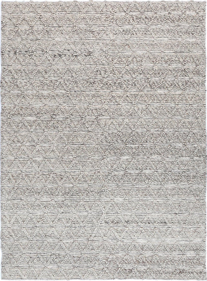 Shoreline Mosaic Tribal Ash Wool Rug