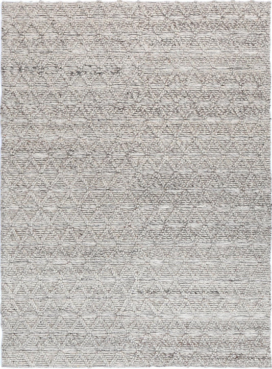 Shoreline Mosaic Tribal Ash Wool Rug