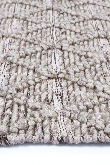 Shoreline Mosaic Tribal Ash Wool Rug