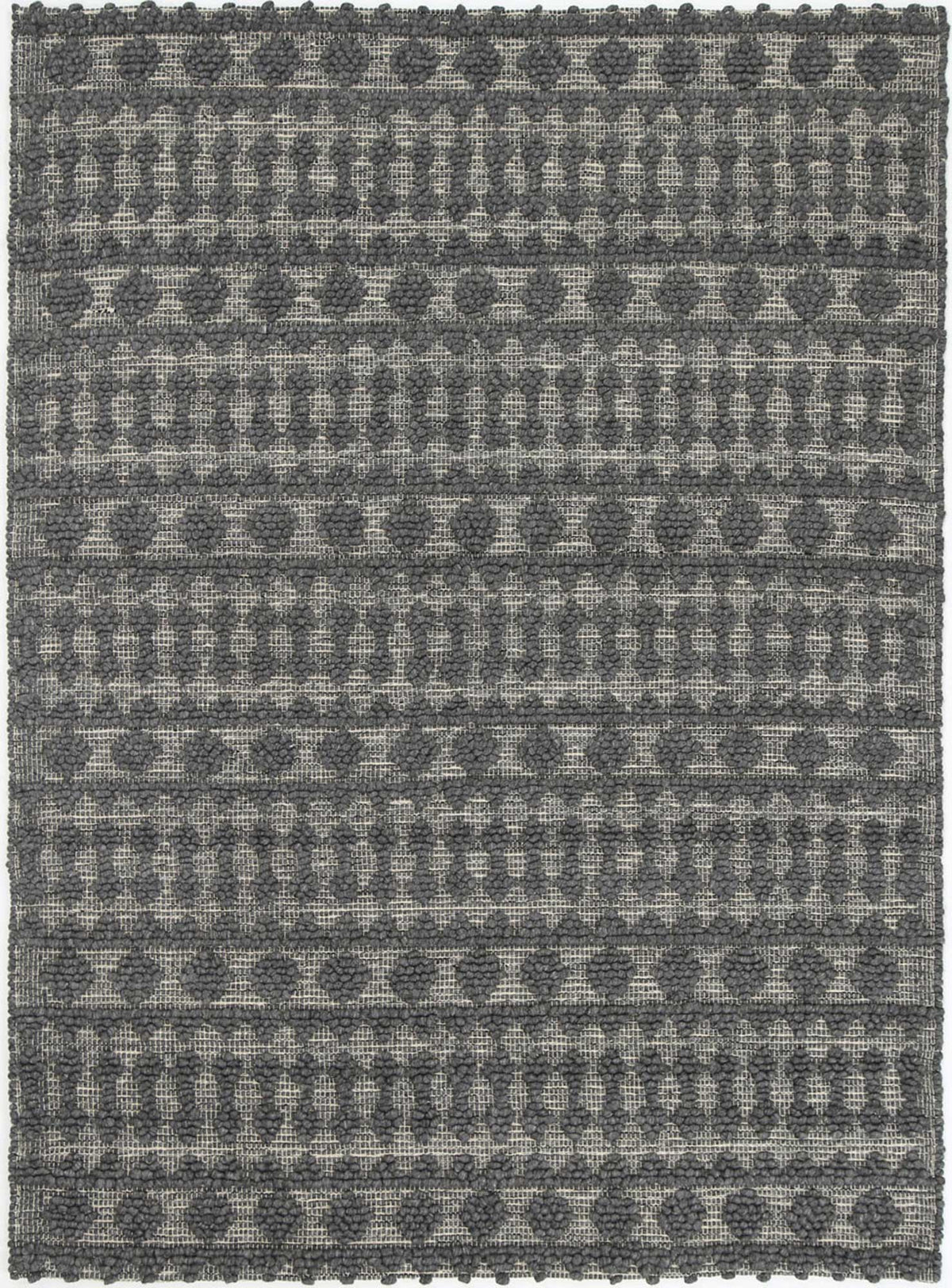 Shoreline Fine Tribal Grey Wool Rug