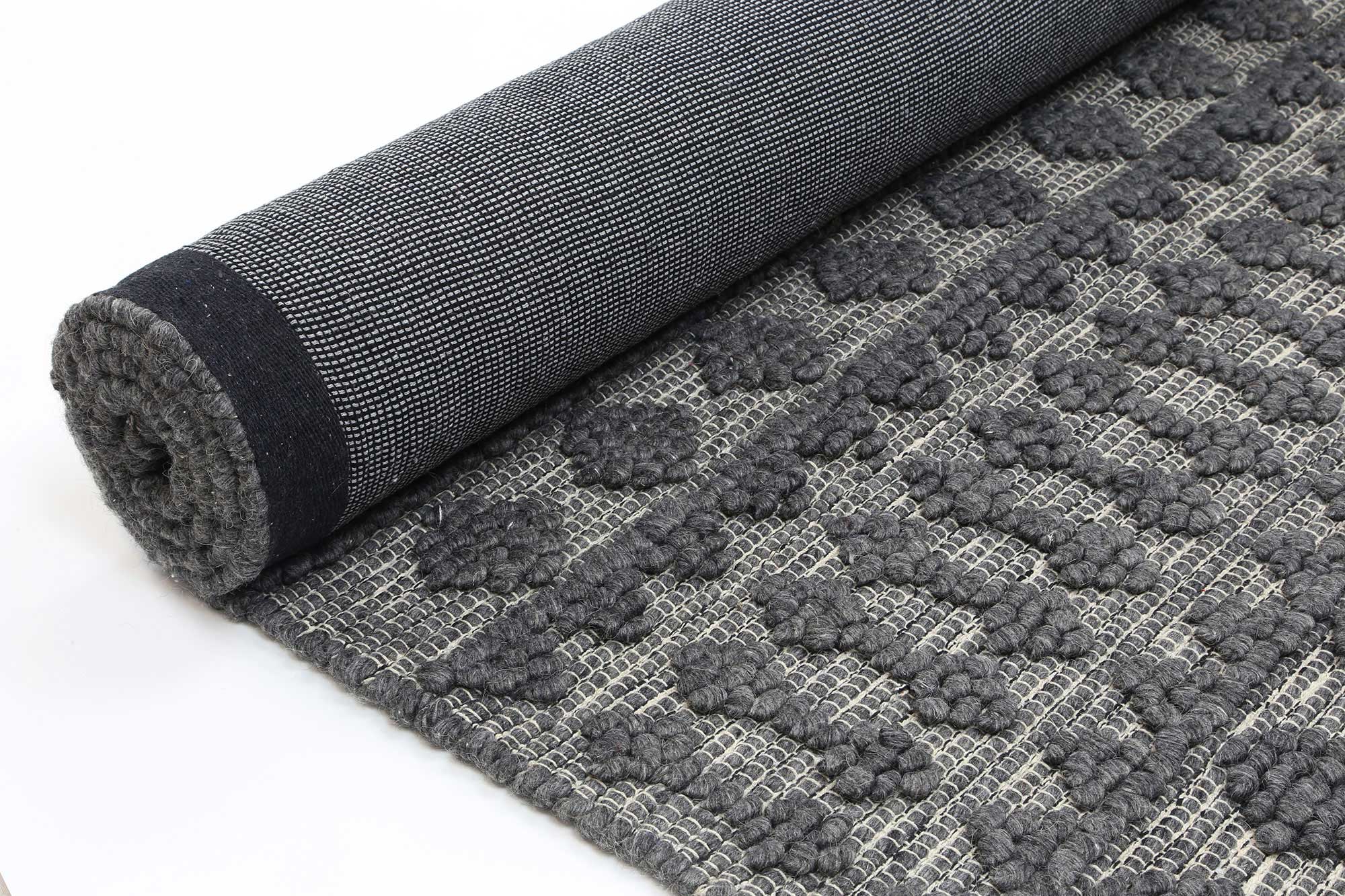 Shoreline Fine Tribal Grey Wool Rug