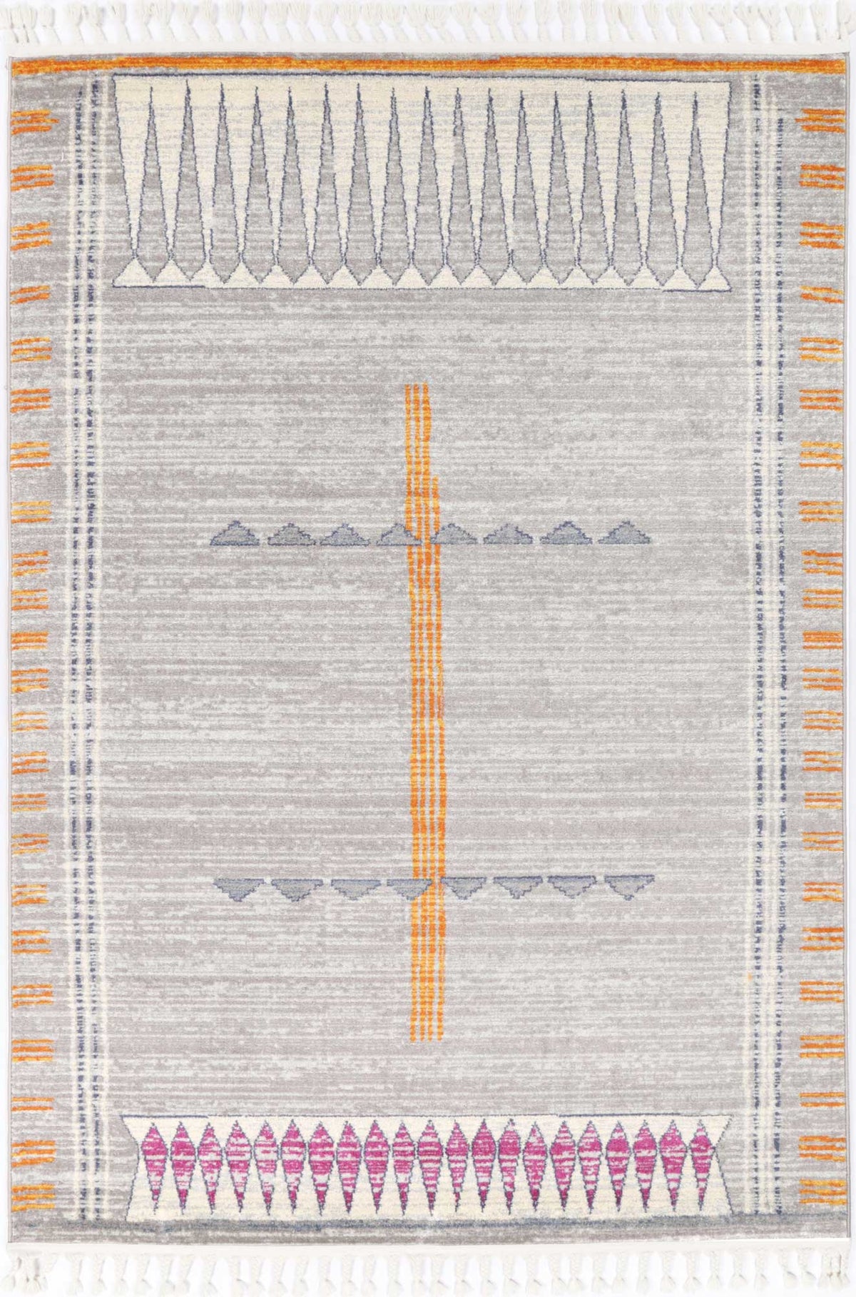 Inca Tumbes Grey Contemporary Rug