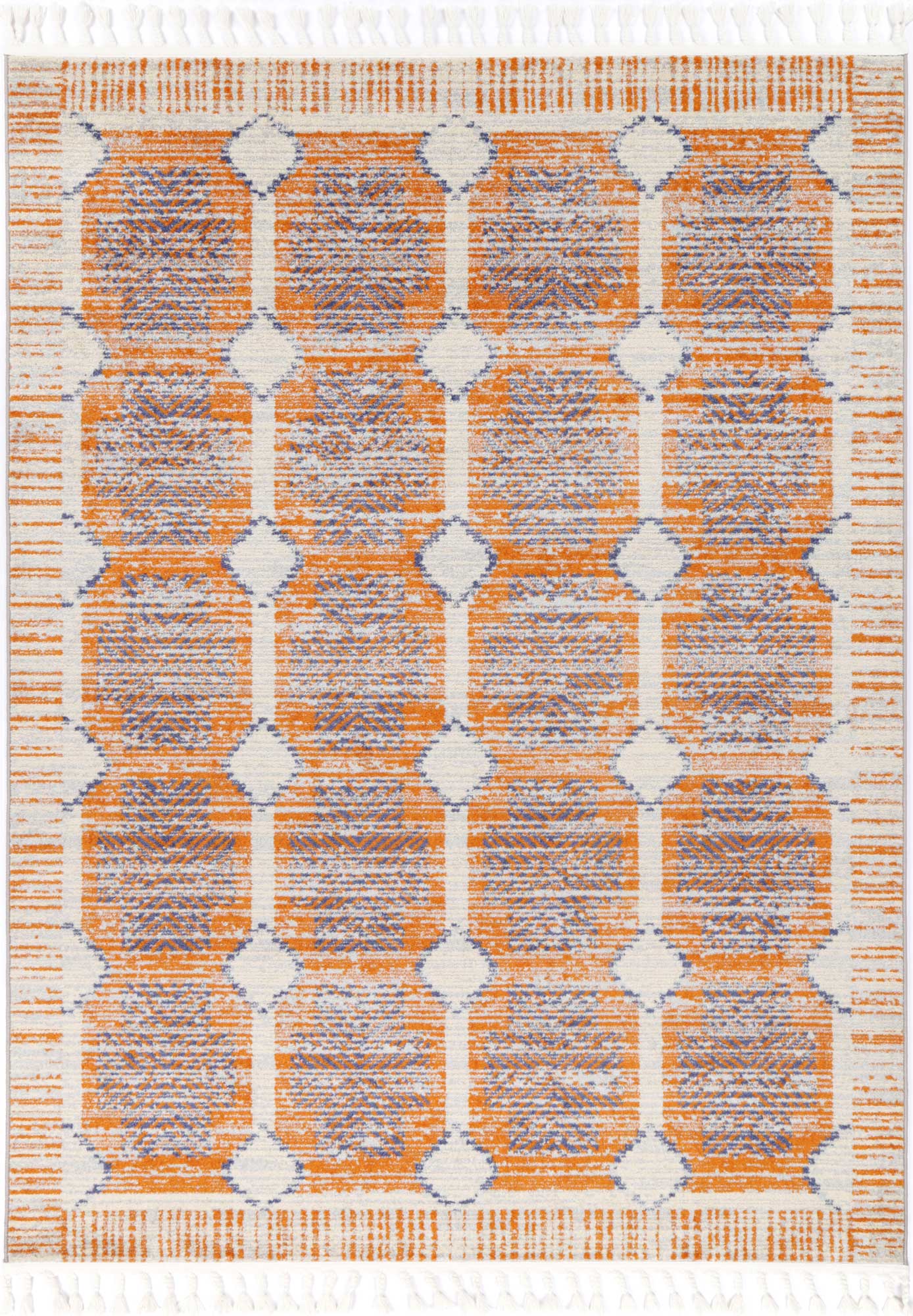 Pelagia Nasca Rust Contemporary Rug