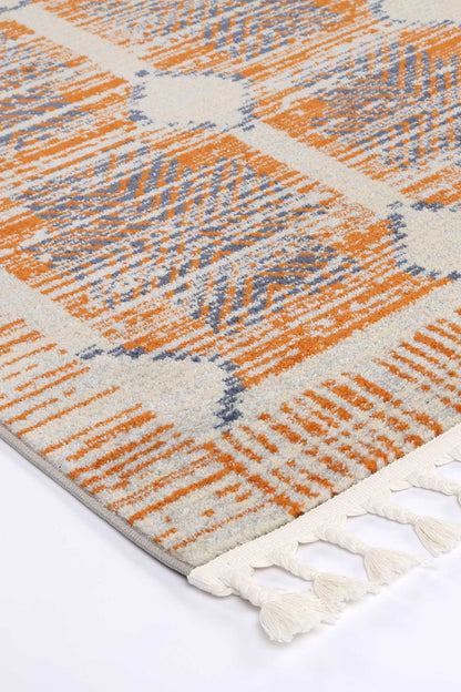 Pelagia Nasca Rust Contemporary Rug