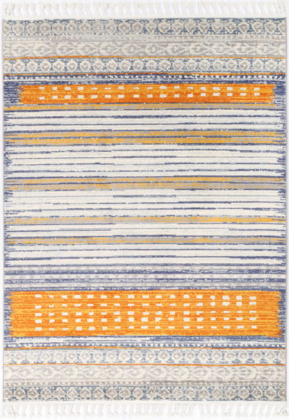 Pelagia Chuqito Orange Contemporary Rug
