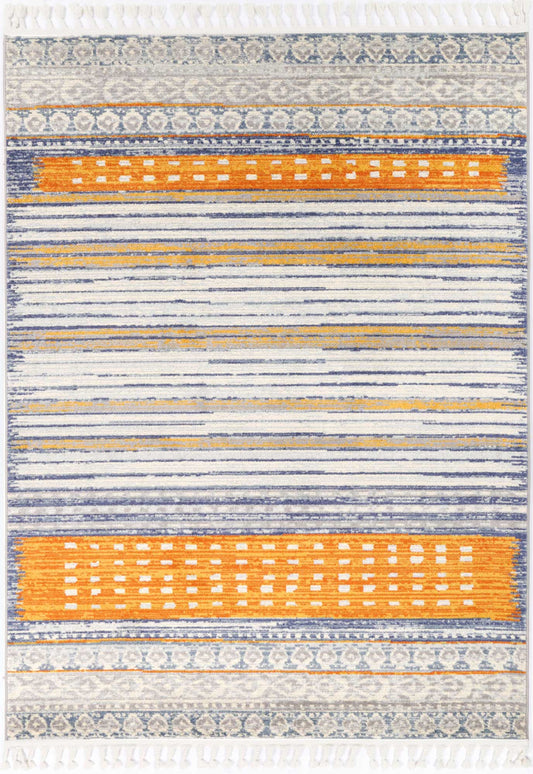 Pelagia Chuqito Orange Contemporary Rug