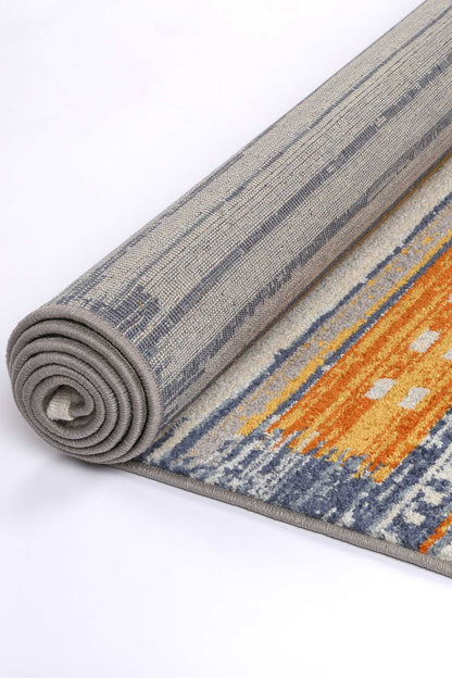 Pelagia Chuqito Orange Contemporary Rug