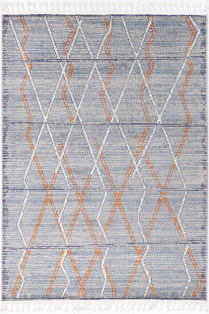 Pelagia Catarpe Blue Contemporary Rug