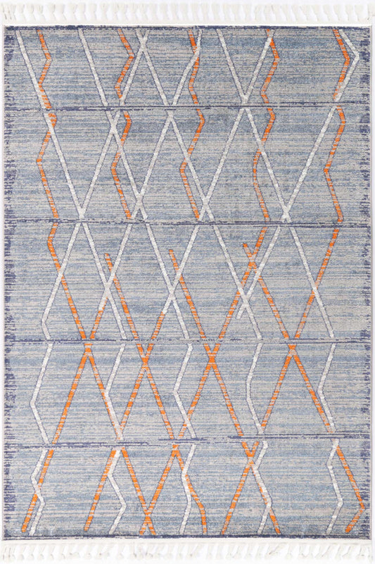 Pelagia Catarpe Blue Contemporary Rug