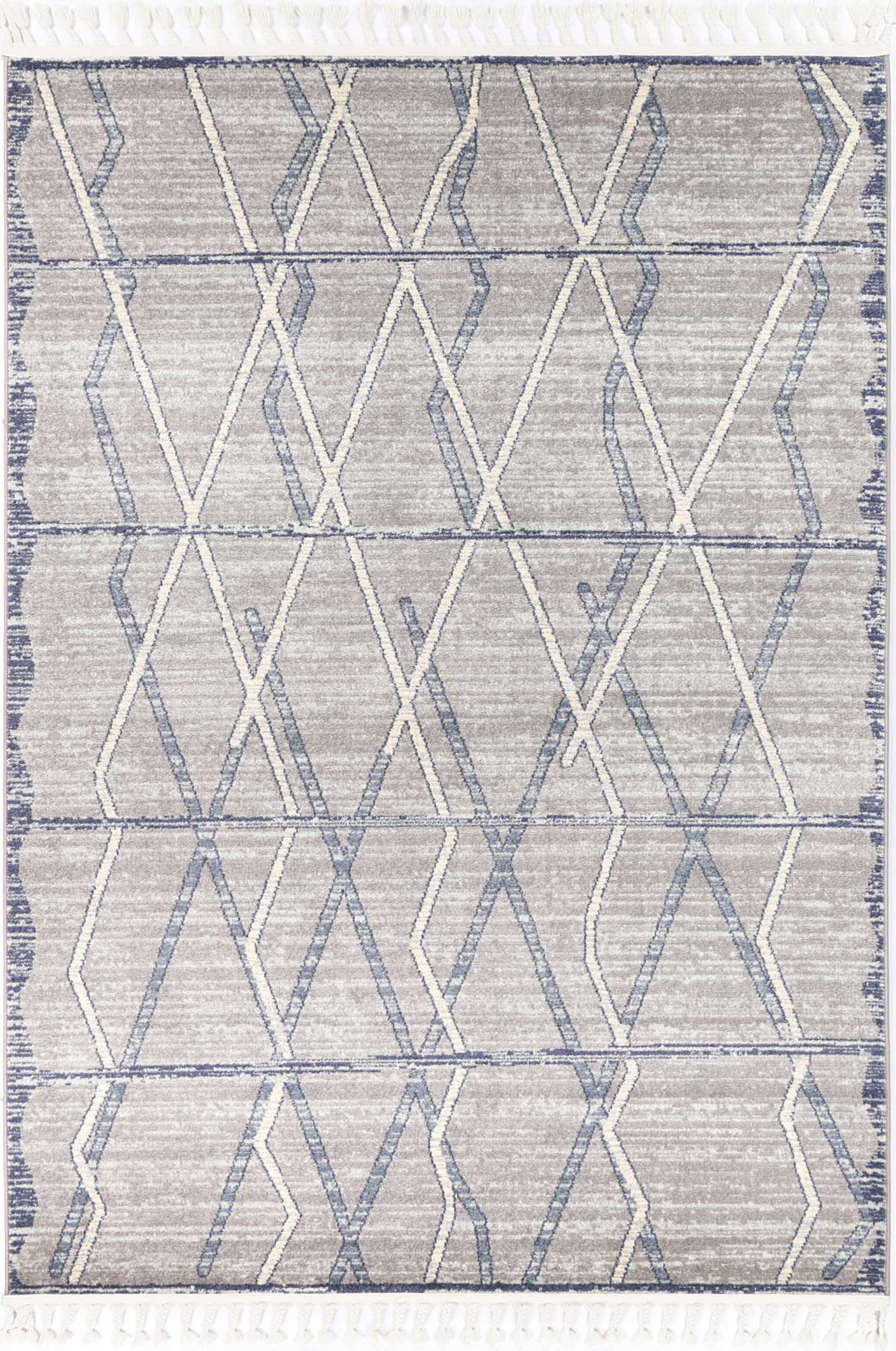 Pelagia Tupzia Blue & Grey Contemporary Rug