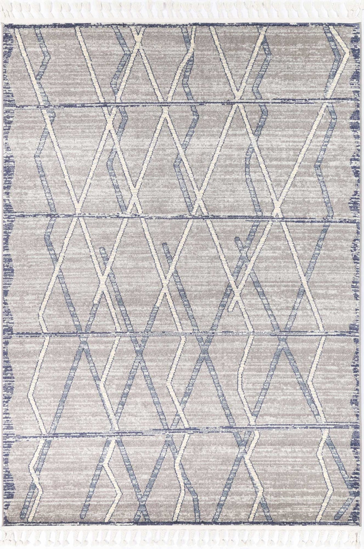 Pelagia Tupzia Blue & Grey Contemporary Rug