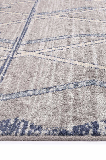 Pelagia Tupzia Blue & Grey Contemporary Rug