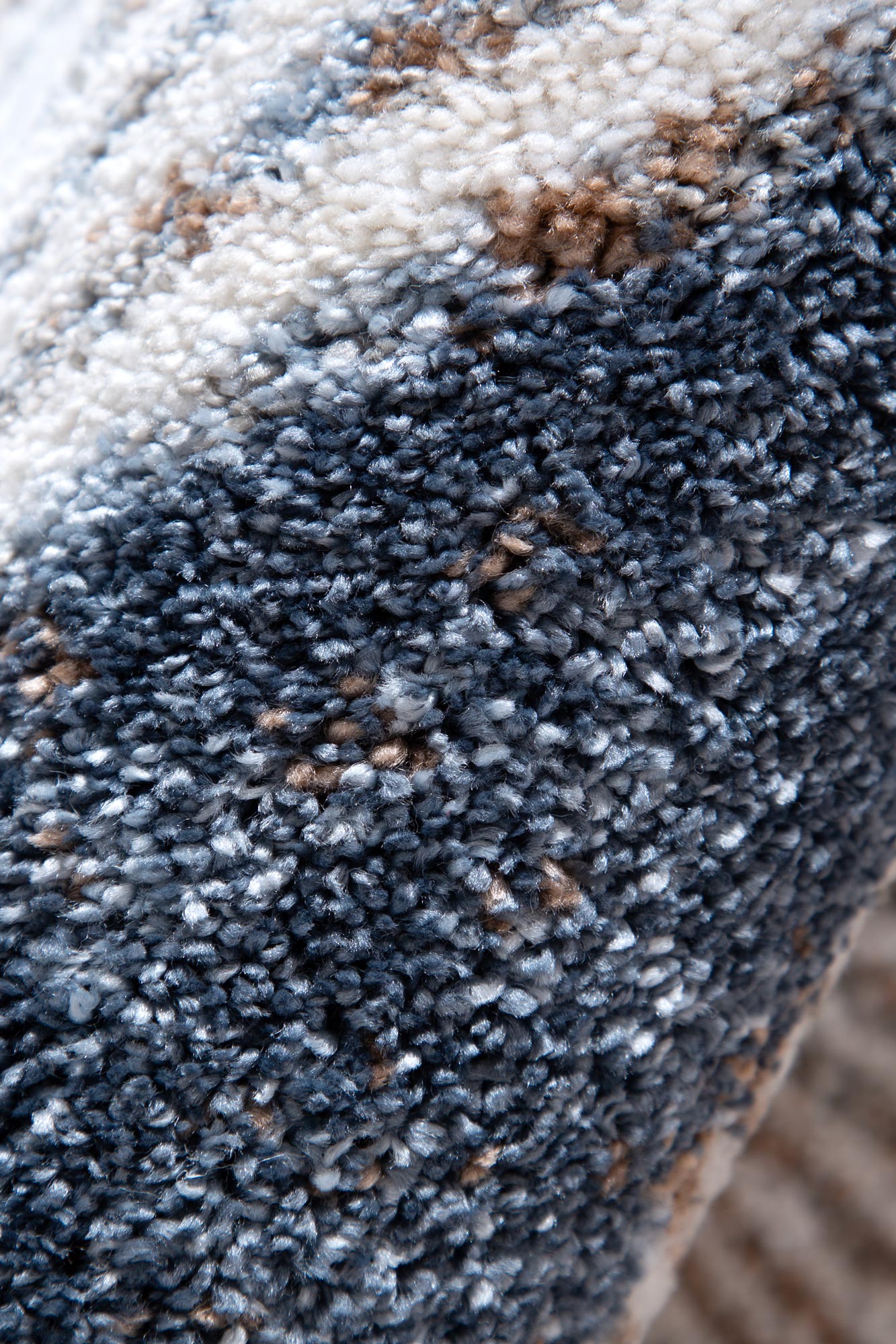 Mosaic Geometric Shapes Blue Multi Rug - INDU006