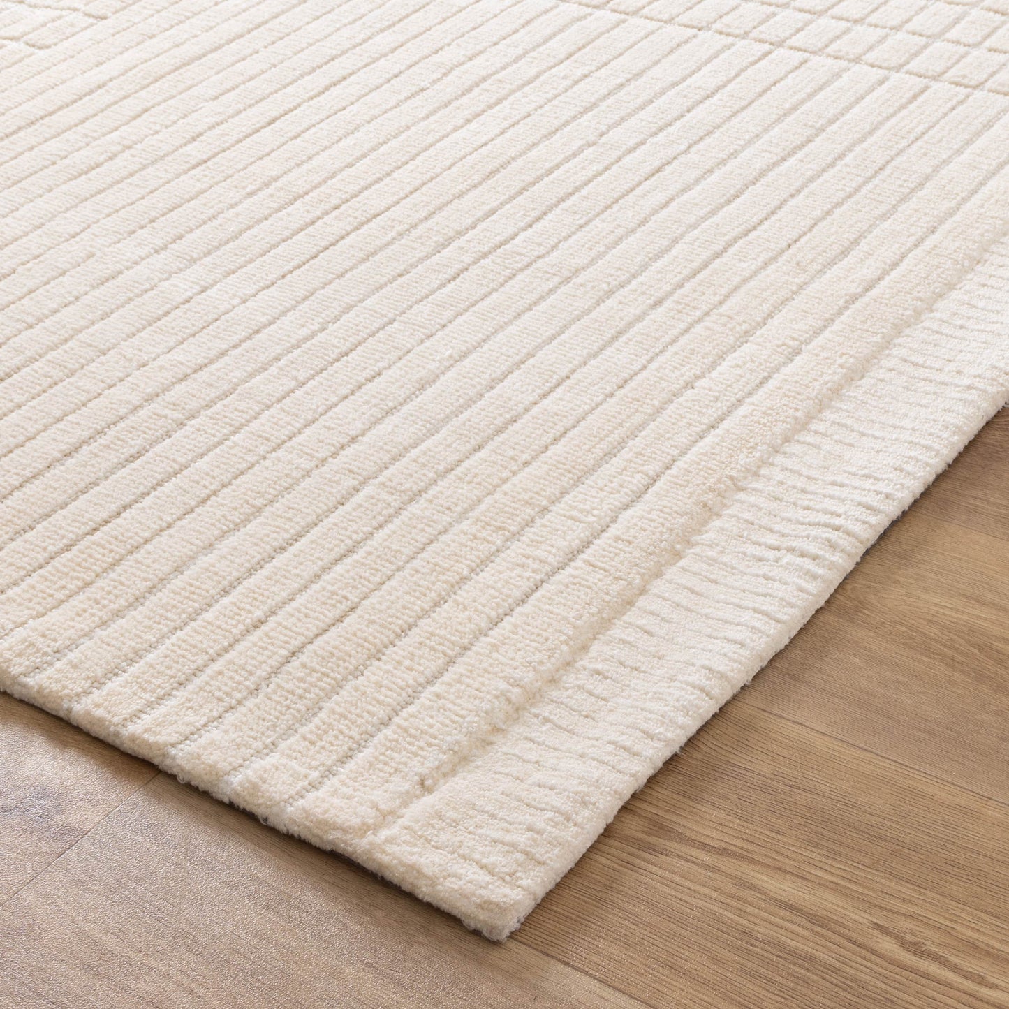 Kyoto Ivory Carved Rug - Kyoto05