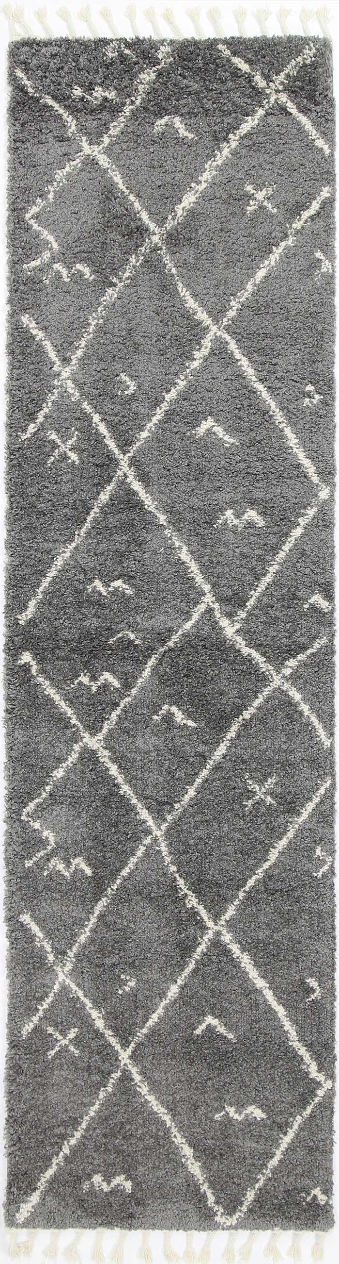 Brisa Mizzie Tribal Grey Cream Rug