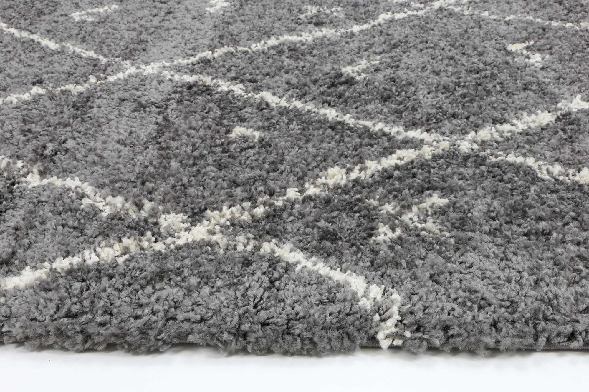 Brisa Mizzie Tribal Grey Cream Rug