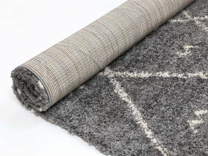 Brisa Mizzie Tribal Grey Cream Rug