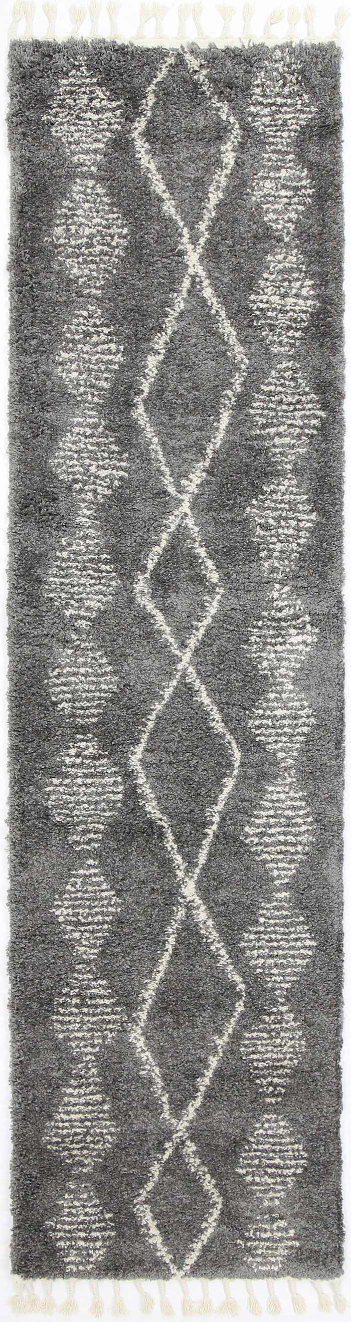 Brisa Zara Tribal Grey Cream Rug