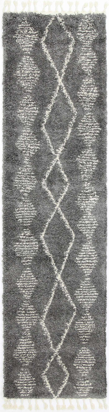 Brisa Zara Tribal Grey Cream Rug