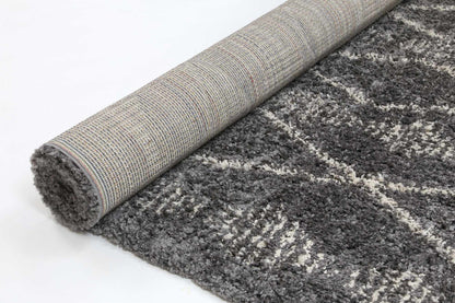Brisa Zara Tribal Grey Cream Rug