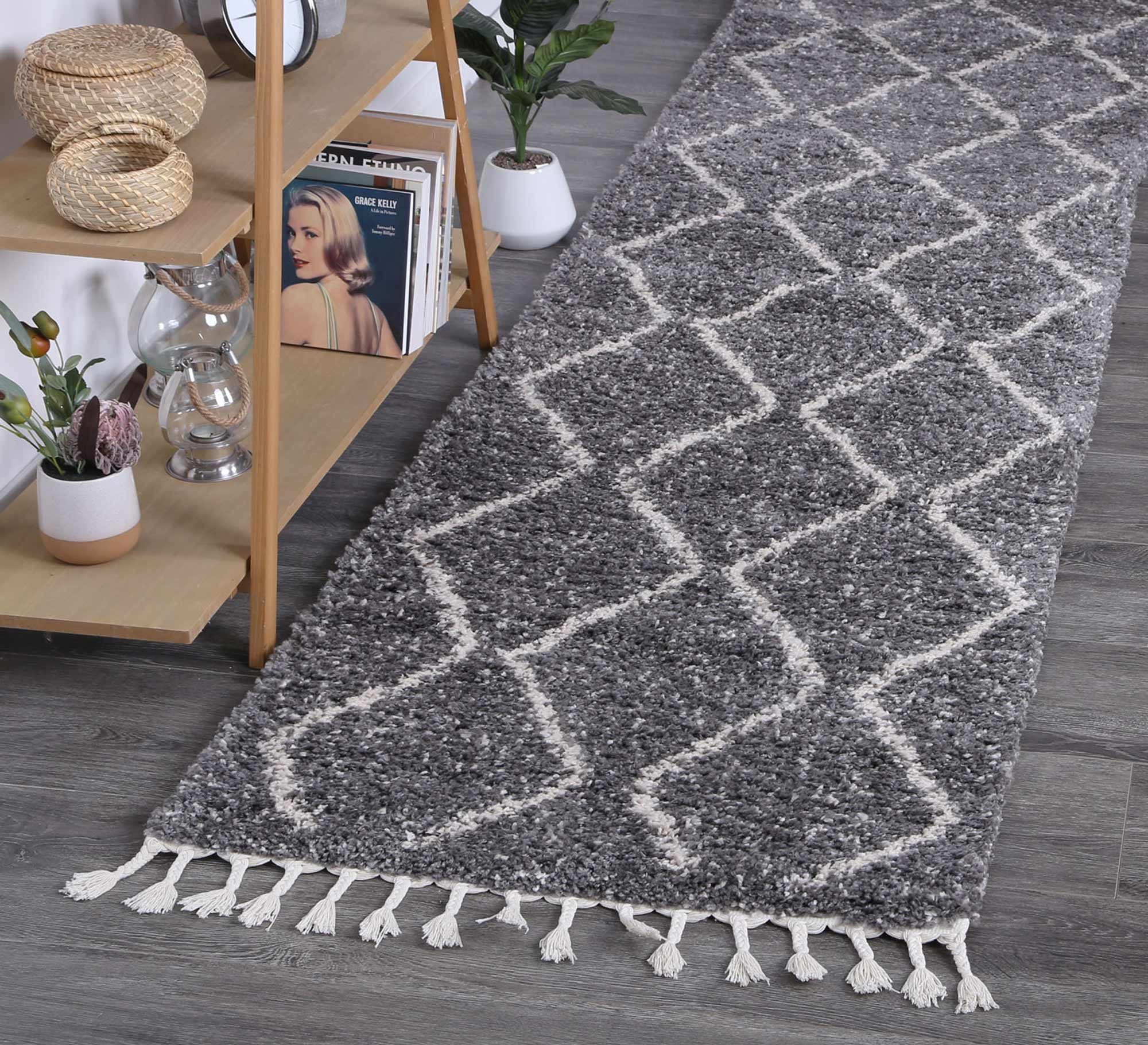 Brisa Levi Fleck Tribal Grey Rug