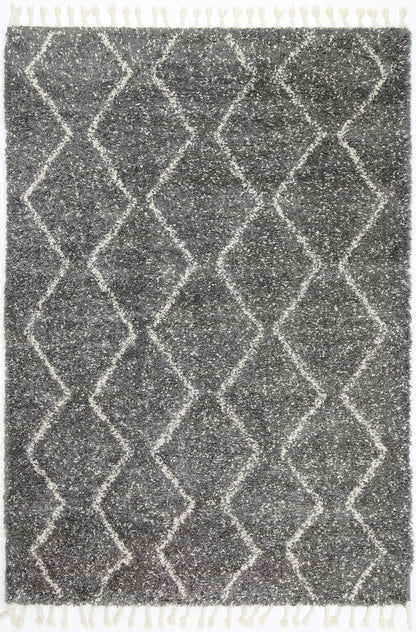 Brisa Levi Fleck Tribal Grey Rug